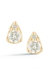 Dana Rebecca Designs Sophia Ryan Diamond Teardrop Stud Earrings In Yellow Gold