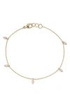 DANA REBECCA DESIGNS SOPHIA RYAN TEARDROP CHARM BRACELET