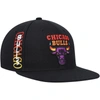 Mitchell & Ness Men's  Black Chicago Bulls Soul High-grade Fade Undervisor Snapback Hat In Black