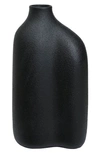 Renwil Challenger Decorative Ceramic Vase In Textured Black