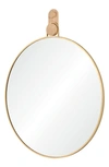 Renwil Kinsley Round Mirror In Gold