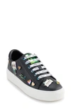 Karl Lagerfeld Women's Cammy Embellished Logo Low Top Platform Sneakers In Black