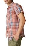 LUCKY BRAND PLAID NOTCH COLLAR WORKWEAR BUTTON-UP SHIRT