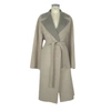 MADE IN ITALY MADE IN ITALY BEIGE WOOL JACKETS &AMP; WOMEN'S COAT
