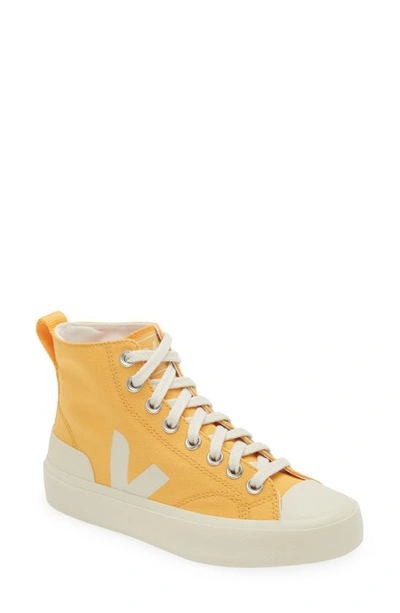 Veja Wata Ii High Top Sneaker In Yellow