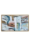 Renwil Madsen Painting In Black/ Blue Multi