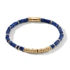 John Hardy 14k Yellow Gold Heishi Lapis Lazuli Bracelet In 14k Gold