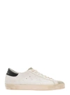 GOLDEN GOOSE 'SUPER-STAR' WHITE LOW-TOP SNEAKERS WITH SUEDE INSERTS AND USED EFFECT IN LEATHER MAN