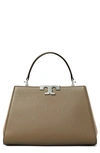 Tory Burch Eleanor Satchel In Wild Mushroom