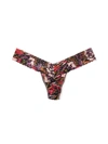 HANKY PANKY PRINTED DAILY LACE™ LOW RISE THONG WARM BREEZE SALE