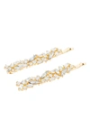 L ERICKSON 2-PACK ALMA CRYSTAL BOBBY PINS