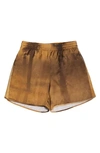Blue Sky Inn Shorts In A/ O Print-brown