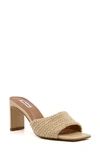 Dune London March Slide Sandal In Natural