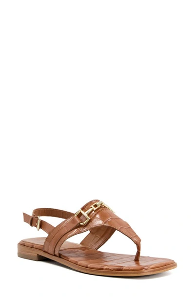 Dune London Lexley Slingback Sandal In Brown