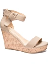 CL BY LAUNDRY BLISSE WOMENS ANKLE STRAP HEELED WEDGE SANDALS