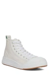 Bottega Veneta Vulcan High Top Sneaker In 9122 Optic White