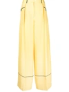 BALLY BALLY SILK WIDE-LEG TROUSERS