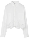 BURBERRY BURBERRY LACE DETAIL SHIRT