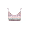 Chloé Wool Bra Top In Multicolour