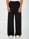 OFF-WHITE OFF-WHITE BOUNCE BLACK TROUSERS