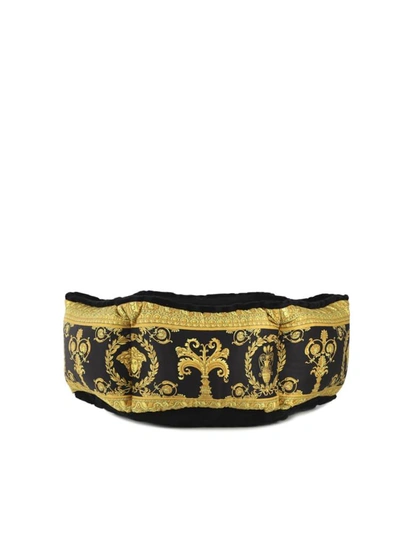 Versace I Love Baroque Hexagonal Dog Cartridge In Black