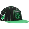 Mitchell & Ness Men's  Black Austin Fc Team Pin Snapback Hat In Black