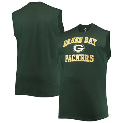 Fanatics Green Green Bay Packers Big & Tall Muscle Tank Top