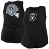 New Era Black Las Vegas Raiders Plus Size Tank Top In Black