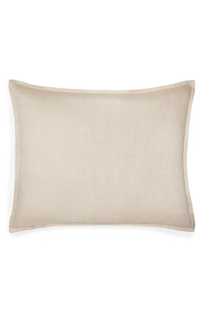 Sferra Dresano Open Weave Cotton Sateen Sham In Oat