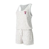 Concepts Sport Cream Texas Rangers Montana Hacci Knit Romper In Cream