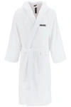 Dsquared2 Dsquared Bathrobe With Logo In White