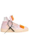 OFF-WHITE OFF-WHITE OFF COURT 3.0 LEATHER HIGH-TOP SNEAKERS