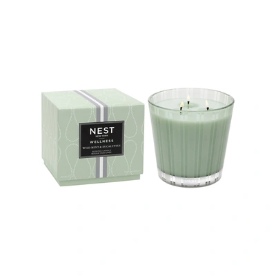 Nest Wild Mint And Eucalyptus Candle In 21.2 oz (3-wick)