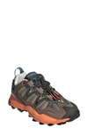 Adidas Originals Hyperturf Adventure Sneakers In Brown And Multi-green In Shadow Olive/ Magic Beige