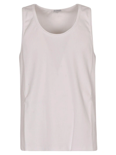 Bottega Veneta Crewneck Tank Top In Chalk