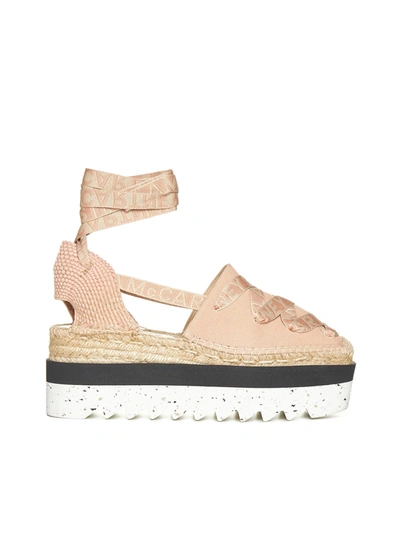 Stella Mccartney Flat Shoes In Beige