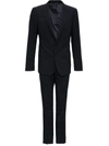 Dolce & Gabbana Black Wool Tailored Suit In Black