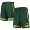 NIKE NIKE HUNTER GREEN WNBA LOGOWOMAN TEAM 13 CROSSOVER PERFORMANCE SHORTS