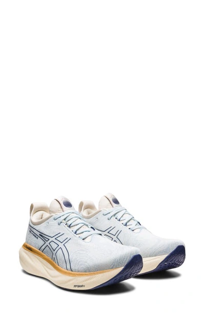 Asics Gel-nimbus® 25 Running Shoe In Sky/ Cream