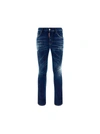 Dsquared2 Paint-splatter Straight-leg Jeans In Default Title