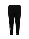 Dsquared2 Black Icon Logo Print Track Pants In Black