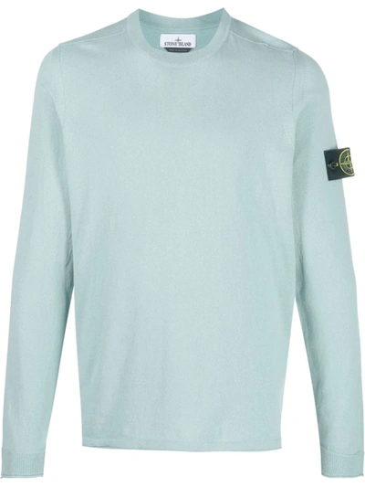 Stone Island Sweater  Men Color Gnawed Blue In Blue