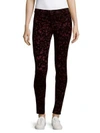 J BRAND Abstract-Print Slim-Fit Ankle Trousers,0400094311900
