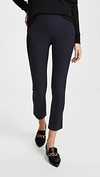 VERONICA BEARD ZIP BACK SCUBA trousers NAVY,VBEAR30656