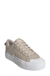 Adidas Originals Bravado 2.0 Platform Skate Sneaker In Wonder Beige/ Beige/ White