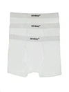 OFF-WHITE OFF-WHITE PACK OF THREE BOXERS