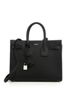 SAINT LAURENT Small Sac De Jour Leather Satchel