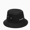 GIVENCHY BLACK BUCKET HAT IN A TECHNICAL FABRIC,BPZ05BP0DM/N_GIV-001_128-59