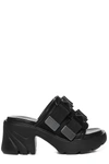 BOTTEGA VENETA BOTTEGA VENETA CHUCKY HEELED SLIDES