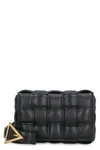 Bottega Veneta Padded Cassette Bag In Black-gold
